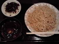 「つけ麺大盛 400g、めんたい高菜飯」@つけ麺 ちょうなんの写真