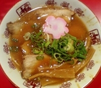 「ミニ特製中華そば」@井出商店 新横浜ラーメン博物館店の写真