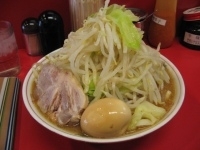 「味噌ラーメン太麺野菜マシ+味付け卵」@ラーメン 麺徳 東陽町店の写真