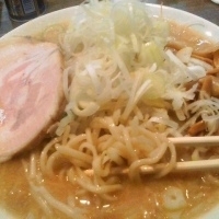 「みそらーめん（野菜・メンマ増し）+中盛+ライス」@こってりらーめん 誉の写真