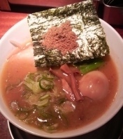 「かんずり味噌+味玉」@俺達の麺Style Boo Boo Kingの写真