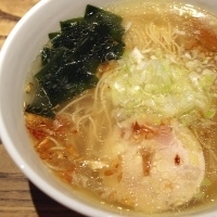 「限定塩らぁ麺 1050円 （1日100食限定）」@支那そばや 新横浜ラーメン博物館店の写真