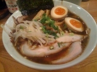 「肉ソバ+名古屋コーチン味玉（1000円）」@キリン食堂の写真