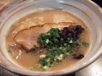 「黒豚燻らあめん+替玉（クーポン）」@黒豚豚骨らあめん Bamboo!Youngの写真