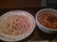 「辛つけ麺（中盛）」@あさか 麺工房、 朝霞本店の写真