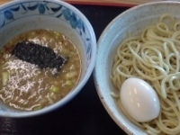 「つけめん（あつもり,中,300g）+味玉」@つけめん・らあめん 福は内の写真