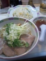 「チャーシュー宝ソバセット」@宝華の写真