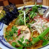 「金の担々麺（1000円）」@瀬佐味亭の写真