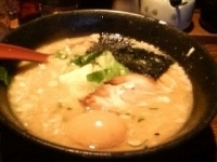 「らあめん（こってり）+味玉」@らうめん しんかの写真