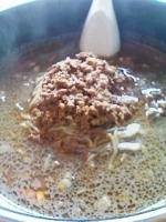 「黒ごま坦坦麺（春巻、デザートつき）830円」@龍高飯店 西葛西店の写真