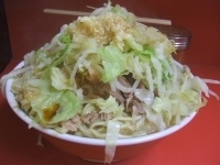 「大ラーメン豚ダブル+ニンニク」@ラーメン二郎 ひばりヶ丘駅前店の写真