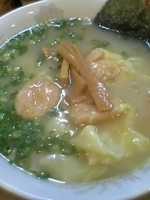 「雲呑麺（五個） （￥850）」@支那そば 麺家 酒家の写真