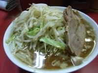 「小ラーメン（ヤサイマシマシ・ニンニク・カラメ）」@ラーメン二郎 上野毛店の写真
