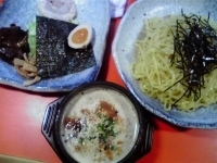 「ゴッテリ豚骨つけ麺+大盛り」@よいち つけ麺研究所 笠懸阿左美沼店の写真