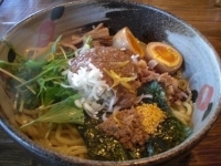 「油そば700円」@中華そば 椿 せんげん台店の写真