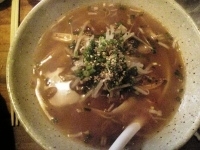 「辛すじらーめん(750円)」@拉麺屋恒麺の写真