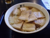「チャーシュー麺（醤油・細麺）」@会津老麺 里の蔵の写真