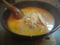 「担々麺（並）+レタスチャーハン」@しもがも担々麺の写真