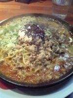 「満州トロトロ坦々油そば」@武蔵家 別館の写真