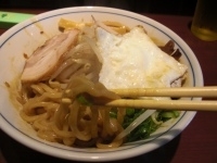 「まぜそば700円」@つけめん 眞司の写真