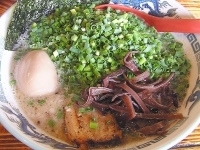 「半熟煮玉子入り（ネギトッピング）」@九州ラーメン 成竜の写真