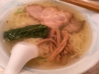 「支那そばと半カレーセット（1000円）」@武田流 古式カレーライス 支那そば インディアン 蒲田西口店の写真