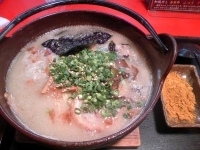 「ゴッテリ豚骨塩（アブラ多め）￥740 カレー粉￥30」@よいち つけ麺研究所 笠懸阿左美沼店の写真