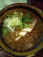 「味玉、肉入りつけ麺（特盛）」@麺屋 えん寺の写真