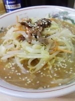 「みそら～めん800円+サービスライス」@ら〜めんタンクの写真