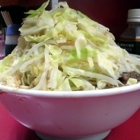 「小ラーメン￥650（ヤサイ・ニンニク）」@ラーメン二郎 桜台駅前店の写真