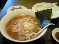 「Bセット（らーめん+半チャーハン+半ぎょうざ） 980円」@太陽食堂の写真