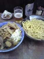 「あつもり+豚のせ+メンマ」@六厘舎 本店の写真