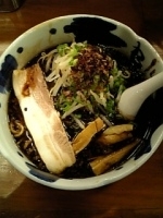 「黒節味噌らーめん」@節骨麺たいぞう 恵比寿店の写真