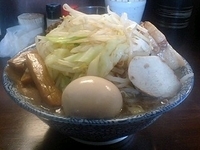 「特製ふえ郎らぁ麺（ヤサイ・カラメ）」@らぁ麺つけ麺 ふえ木の写真