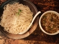 「つけ麺+大盛」@鶏の穴の写真