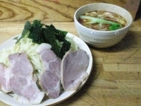 「チャーシュー味噌つけ麺 + 大盛り （950円 + 50円）」@はじめの写真