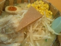 「1月限定 サッポロ塩バターラーメン+チャーシュー飯（680円+2」@麺屋青山 臼井店の写真