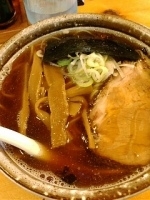 「土日限定 焦がし醤油そば大盛り」@中華そば 田家 本店の写真