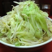 「大ラーメン（ヤサイマシ、ニンニクマシ） 750円」@ラーメン二郎 ひばりヶ丘駅前店の写真