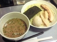 「濃厚つけ麺（細麺）+味玉」@美味食間 くわ田の写真
