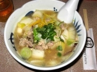 「冬野菜の鶏塩らーめん 800円」@与ろゐ屋の写真