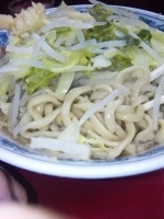 「大ラーメン（ヤサイマシマシ/ニンニクマシマシ） 600円」@ラーメン二郎 目黒店の写真