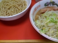 「小+つけ麺（800円）ニンニクマシ」@ラーメン二郎 相模大野店の写真