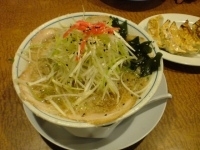 「ねぎちゃーしゅう・こってり(\980)+餃子(\350)」@吉相 女池インター店の写真