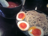 「塩辛つけ麺&味玉×2」@中華そば ことぶきやの写真