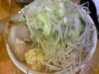 「小ブタ（ヤサイマシマシ、ニンニクマシマシ）」@ラーメン二郎 八王子野猿街道店2の写真