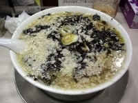 「岩のりらーめん（鬼油）+大盛り」@らーめん潤 蒲田店の写真