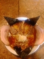 「赤鬼+チャーシュー（耳）」@きくちひろきの写真