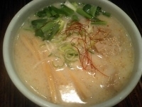 「冬季限定もつ煮ラーメン(930円)」@らーめん 山頭火 千葉そごう店の写真