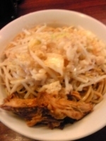 「じ郎風とろ肉油そば（中盛）（690円）」@円熟屋 本店の写真